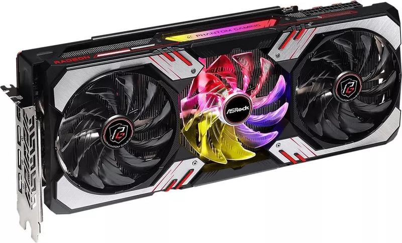 ASRock Phantom Gaming D Radeon RX 6800 XT 16G OC Grafikkarte 16GB GDDR6 HDMI 3xDP - Sonderposten