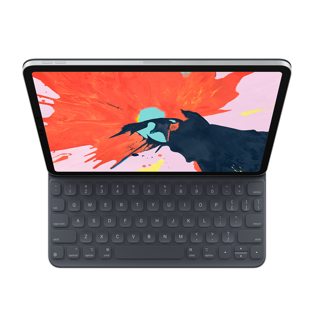 Apple Smart - Tastatur und Foliohülle - Apple Smart connector - Englisch - US - für 27,90cm (11) iPad Pro (MU8G2LB/A) - Sonderposten