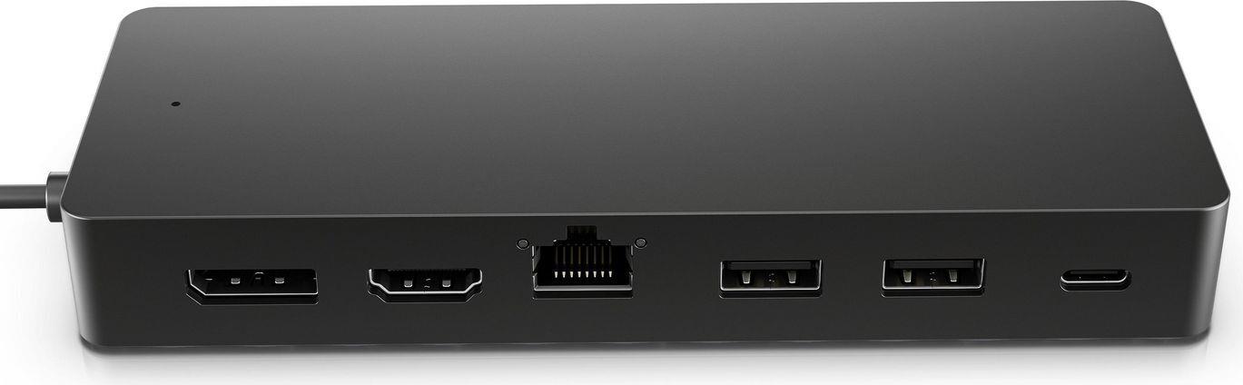 HP Universal USB-C Multiport Hub - Dockingstation - USB-C - HDMI, DP - für OMEN by HP Laptop 16, Victus by HP Laptop 15, 16, Laptop 14, 15, ZBook Fury 16 G9 (50H98AA)