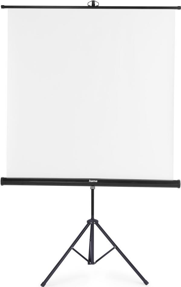 Hama Leinwand mit Stativ 125 x cm 2in1 mobiles Set Teleskoprohr - Leinwand mit Stativ - 125 x 125 cm - 2in1 - mobiles Set - Teleskoprohr - Weiß (00021575)