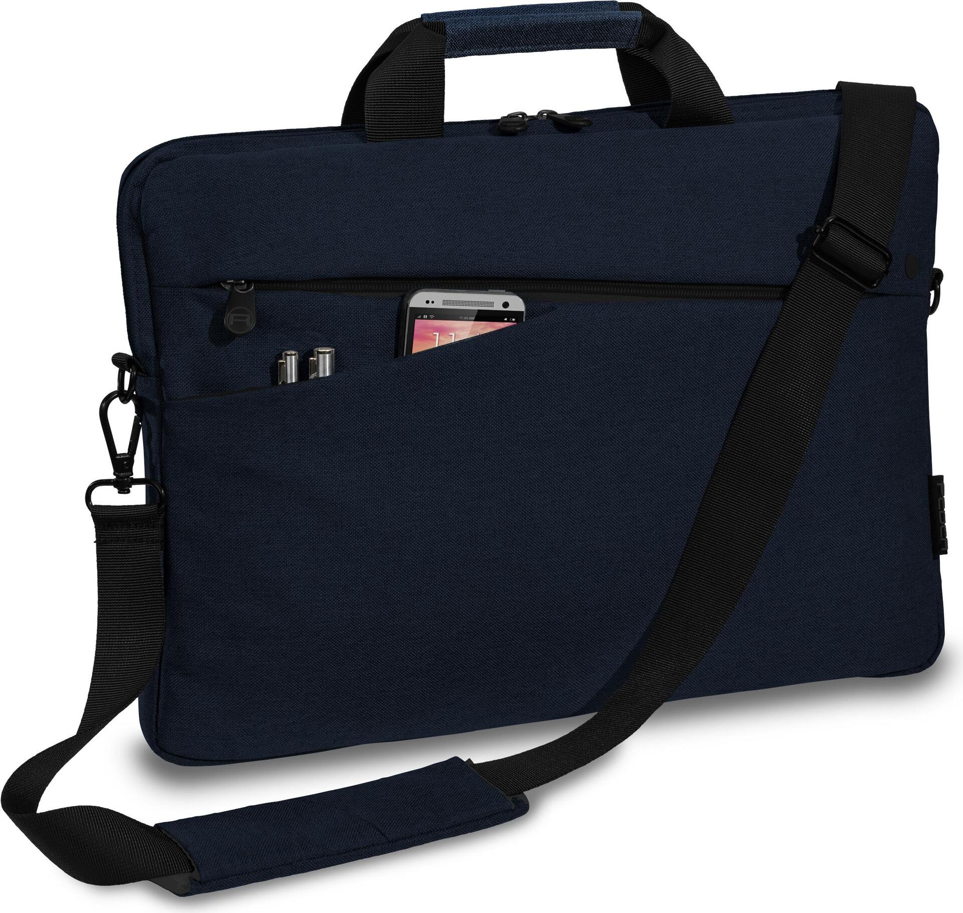 PEDEA Laptoptasche 15.6 Zoll 39.6cm FASHION Notebook Umhängetasche mit - Umhängetasche - Notebooktasche 15,6 Zoll (39,6cm) / Zusätzlicher Platz für Handy und Unterlagen / Stufenlos verstellbarer Schultergurt / Dicke Innenpolsterung (66063058)