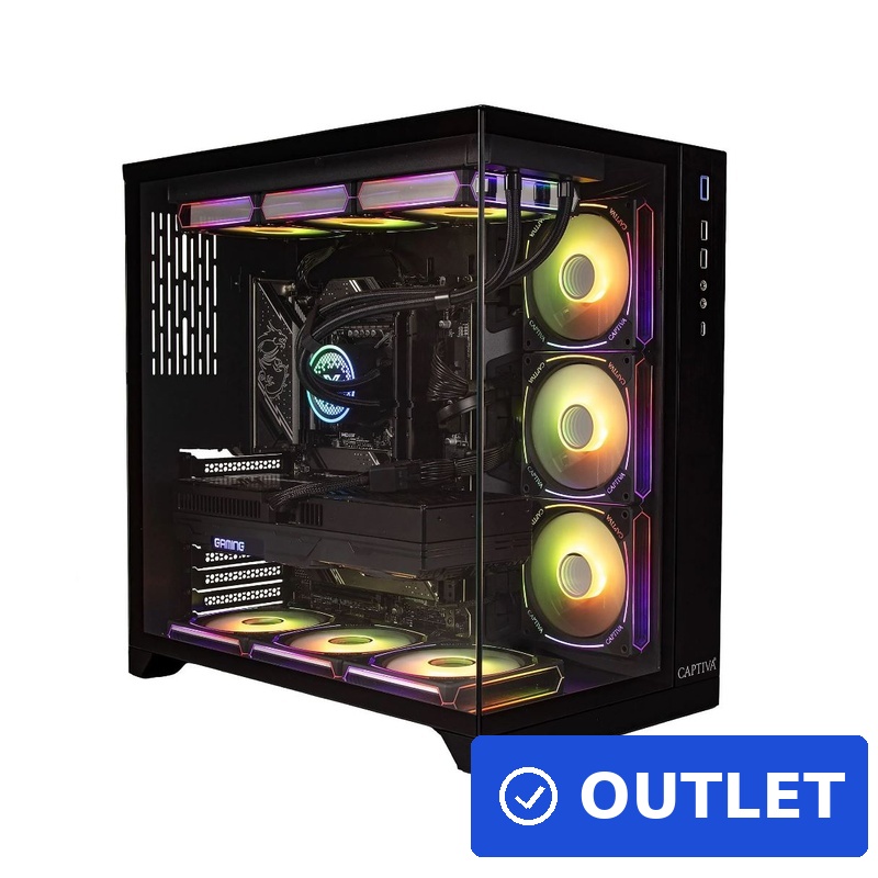 CAPTIVA Advanced Gaming I93-123, Gaming-PC mit Intel® Core i7 14700KF Prozessor, 32 GB RAM, 2 TB SSD, NVIDIA GeForce RTX 5060 GeForce® RTX 5060, FreeDOS - Sonderposten
