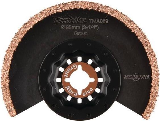 Makita TMA069 - Segmentsägeblatt - Breite: 85 mm - Körnung: 30 - für Makita DTM51Z, DTM51ZJX2, MT Series M9800KX4 (B-65028)