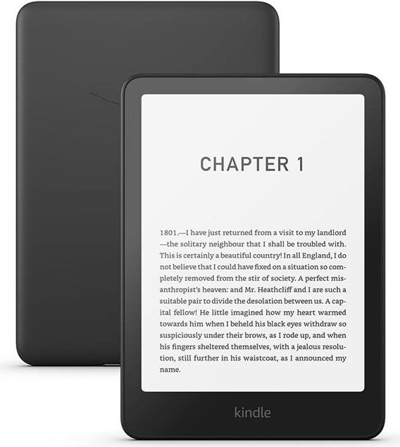 Amazon.com Amazon Kindle Paperwhite - 12. Generation - eBook-Reader - 16GB - 17,8 cm (7) einfarbig Paperwhite - Touchscreen - Bluetooth, Wi-Fi - Schwarz - mit Werbung (B0CFPXBJ9Y)
