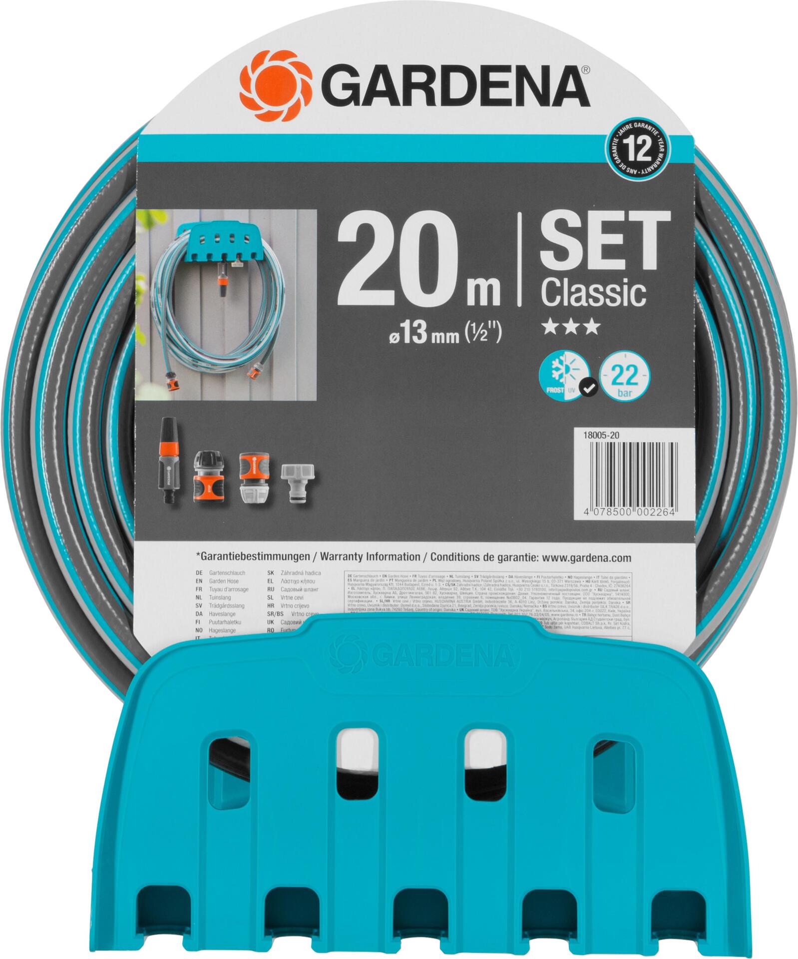 Gardena 18005-50 Gartenschlauch 20 m Über Boden Blau (18005-50)