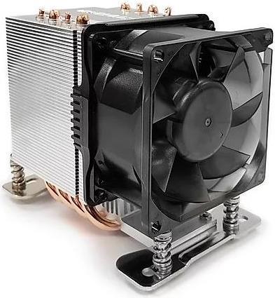Inter-Tech A-35 Prozessor Kühler 8 cm Aluminium - Schwarz (88885512)