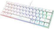 DELTACO GAMING Mini Gaming Tastatur mechanisch, 60%, ws GAM-075-W-DE (GAM-075-W-DE)