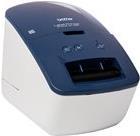 Brother QL-600B - Etikettendrucker - Thermopapier - Rolle (6,2 cm) - 300 x 300 dpi - bis zu 71 mm/Sek. - USB 2.0 - Blue-White