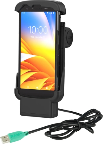 ZEBRA RAM POWERED NON-LOCKING CRADLE FOR TC22/27 WITH BOOT (3PTY-RAM-HOL-ZE24PU)