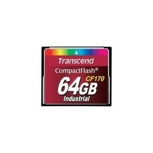 Transcend CF170 Industrial - Flash-Speicherkarte - 64GB - 170x - CompactFlash (TS64GCF170)