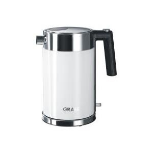 Graef WK 61 EU - Wasserkocher - 2000 W - rostfreier Stahl/Acryl weiß (WK 61)