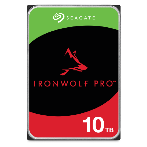Seagate IronWolf Pro ST10000NT001 - Festplatte - 10TB - intern - 3.5 (8,9 cm) - SATA 6Gb/s - 7200 U/min - Puffer: 256MB - mit 3 Jahre Seagate Rescue Datenwiederherstellung (ST10000NT001)