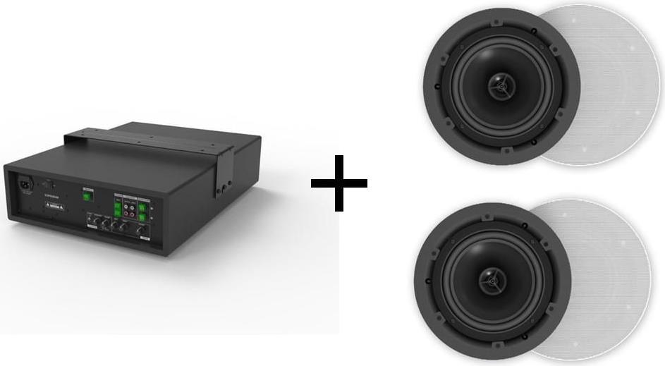 VivoLink audiopack Subwoofer 8 50W+ 2 x ceiling speakers - Lautsprecher (AUDIOPACK2)