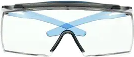3M SecureFit 3700 - Sicherheitsbrille - Montagearbeit - Bau-/Renovierungsarbeiten - Schleifarbeiten - Beide Geschlechter - Blau - Transparent - Polycarbonat (SF3701XSGAF-BLU)