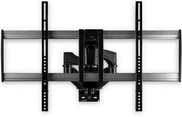 StarTech.com Full-Motion TV-Wandhalterung - für 32 bis 190,50cm (75)  Fernseher - Stahl & Aluminium - Premium - Flachbild-TV-Halterung - Wandhalterung für TV - Kunststoff, Aluminium, Stahl - Schwarz, Silber (32-75)