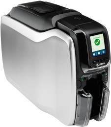 Zebra ZC300 - Plastikkartendrucker - Farbe - Thermosublimation/thermische Übertragung - CR-80 Card (85.6 x 54 mm) - 300 dpi - bis zu 900 Karten/Stunde (einfarbig)/ bis zu 200 Karten/Stunde (Farbe) - Kapazität: 100 Karten - USB 2.0, LAN (ZC31-000CQ00EM00)
