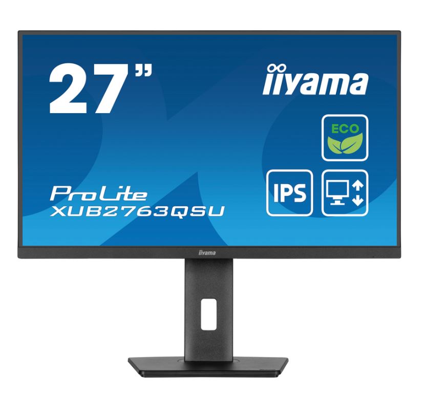 Iiyama 27 Eco IPS LCD Slim Bezel 100Hz Eyesafe - Flachbildschirm (TFT/LCD) - 27 [Energieklasse B] (XUB2763QSU-B1)