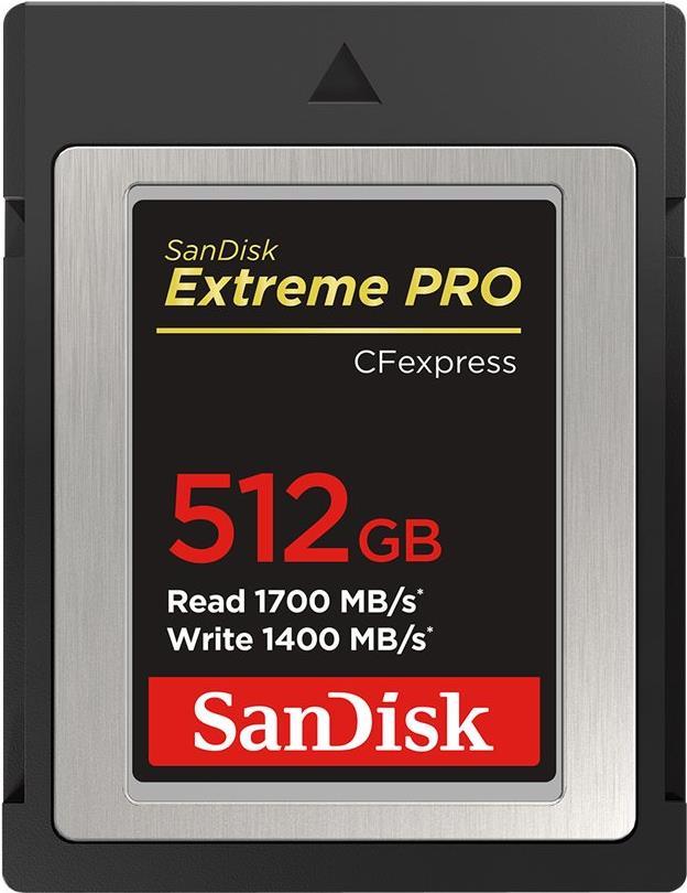 SanDisk Extreme Pro - Flash-Speicherkarte - 512GB - CFexpress (SDCFE-512G-GN4NN)