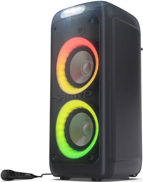 Sharp PS-949 BT Boombox USB/AUX Lichtshow schwarz (PS-949)