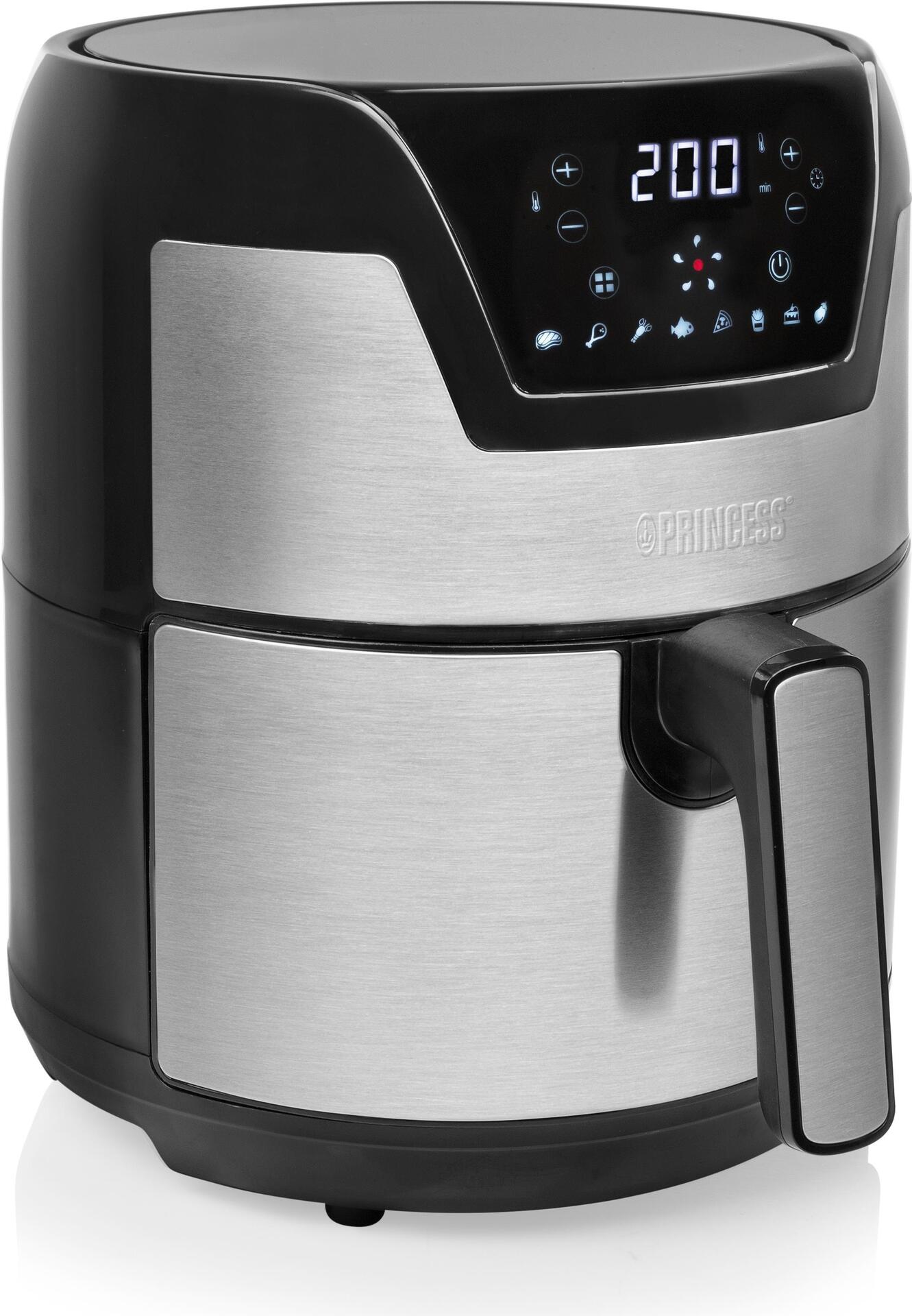 Princess 182026 Digitale Heißluftfritteuse XXL - Heißluftfritteuse - 4,5 l - 1,2 kg - 80 °C - 200 °C - 60 min (01.182026.01.001)