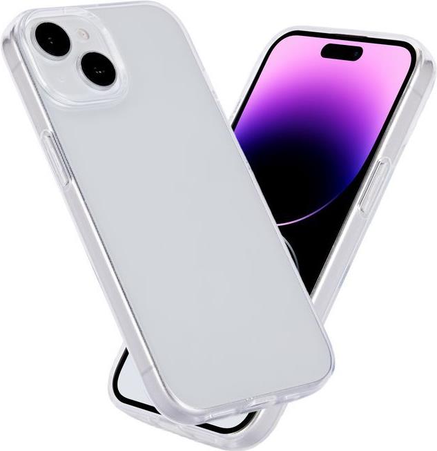 eSTUFF Infinite Vienna - Hintere Abdeckung für Mobiltelefon - kompatibel mit MagSafe - Thermoplastisches Polyurethan (TPU) - durchsichtig - für Apple iPhone 15 (ES67100025-BULK)