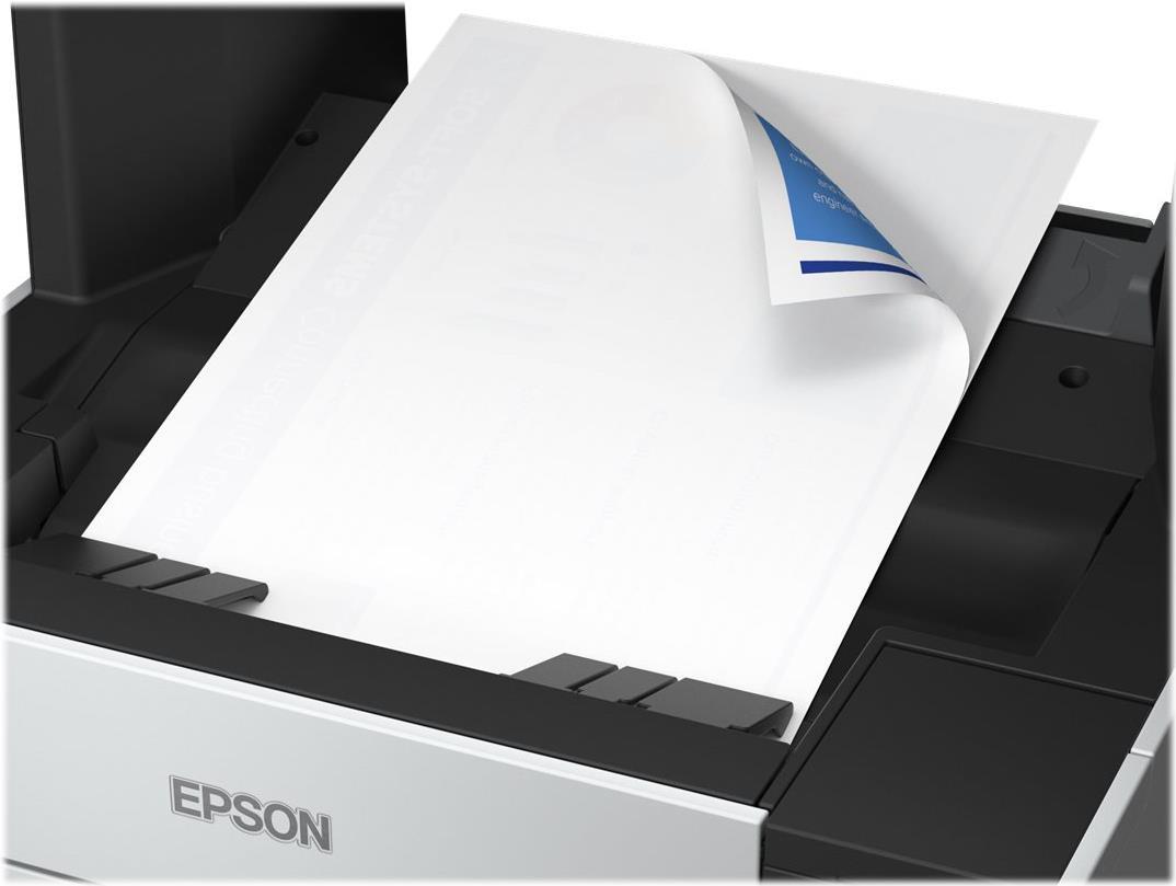Epson EcoTank ET-5170 - Multifunktionsdrucker - Farbe - Tintenstrahl - A4 (210 x 297 mm) (Original) - A4/Legal (Medien) - bis zu 17 Seiten/Min. (Drucken) - 250 Blatt - 33.6 Kbps - USB, LAN, Wi-Fi (C11CJ88402)