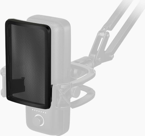 Elgato Wave Pop Filter - Schwarz - Acrylnitril-Butadien-Styrol (ABS) - Stahl - 6,7 cm - 55 mm - 104 mm - 30 g (10MAD9901)