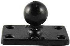RAM Mounts Basisplatte rechteckig (1,5 x 2.5 ) - B-Kugel (1 ) (RAM-B-202U-1525)