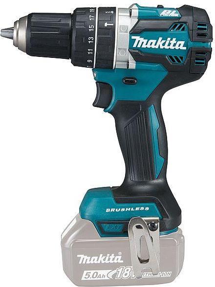 Makita DHP484Z - Bohrhammer/Treiber - schnurlos - 2 Geschwindigkeiten - Bohrfutterschlüssel 13 mm - 54 N·m - ohne Batterie - 18 V