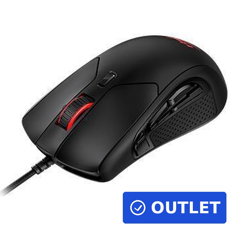 HyperX Pulsefire Raid Gaming - Maus - ergonomisch - 11 Tasten - kabelgebunden - USB 2,0 - Schwarz - für Victus by HP Laptop 15, 16, Laptop 14, 15, 17, Pavilion x360 Laptop, Pro 290 G9 (4P5Q3AA) (B-Ware)