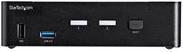 StarTech.com 2-Port DisplayPort KVM Switch - 4K 60Hz - TAA Compliant - KVM-/Audio-/USB-Switch - 2 x KVM/Audio/USB - Desktop
