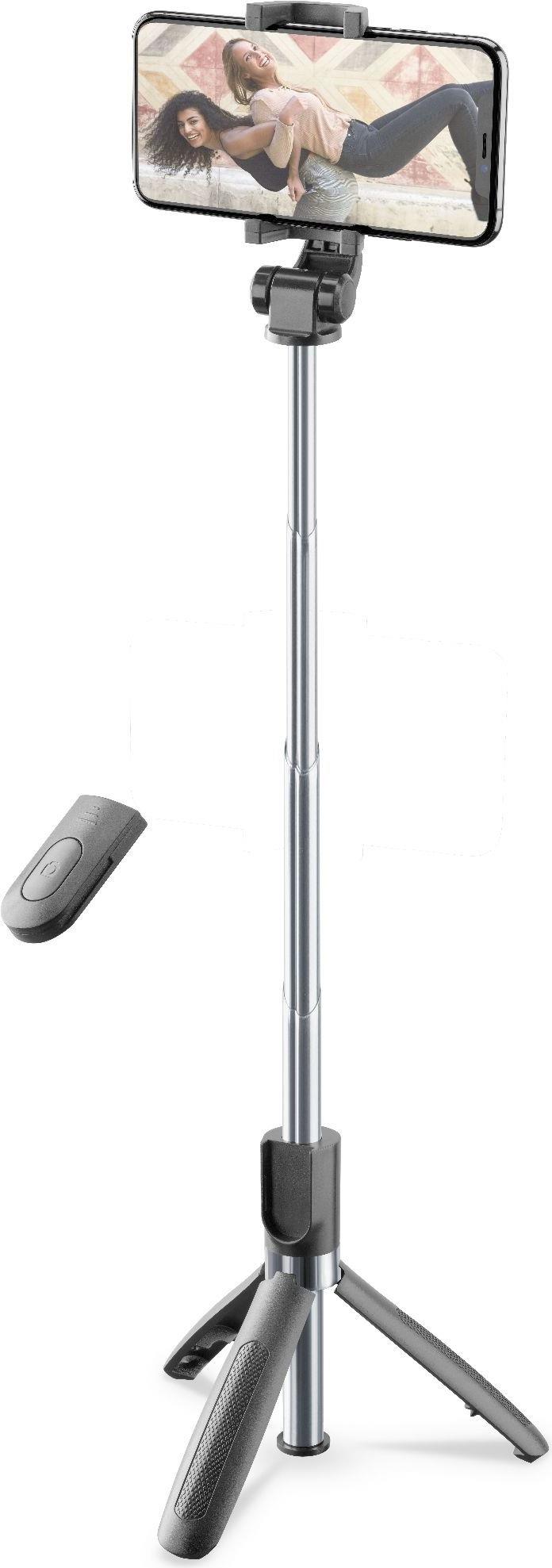 Cellularline Freedom. Geeignet für: Smartphone, Produktfarbe: Schwarz, Silber, Markenkompatibilität: Jede Marke. Verpackungsbreite: 130 mm, Verpackungstiefe: 50 mm, Verpackungshöhe: 240 mm (BTSELFIESTICKFREEK)