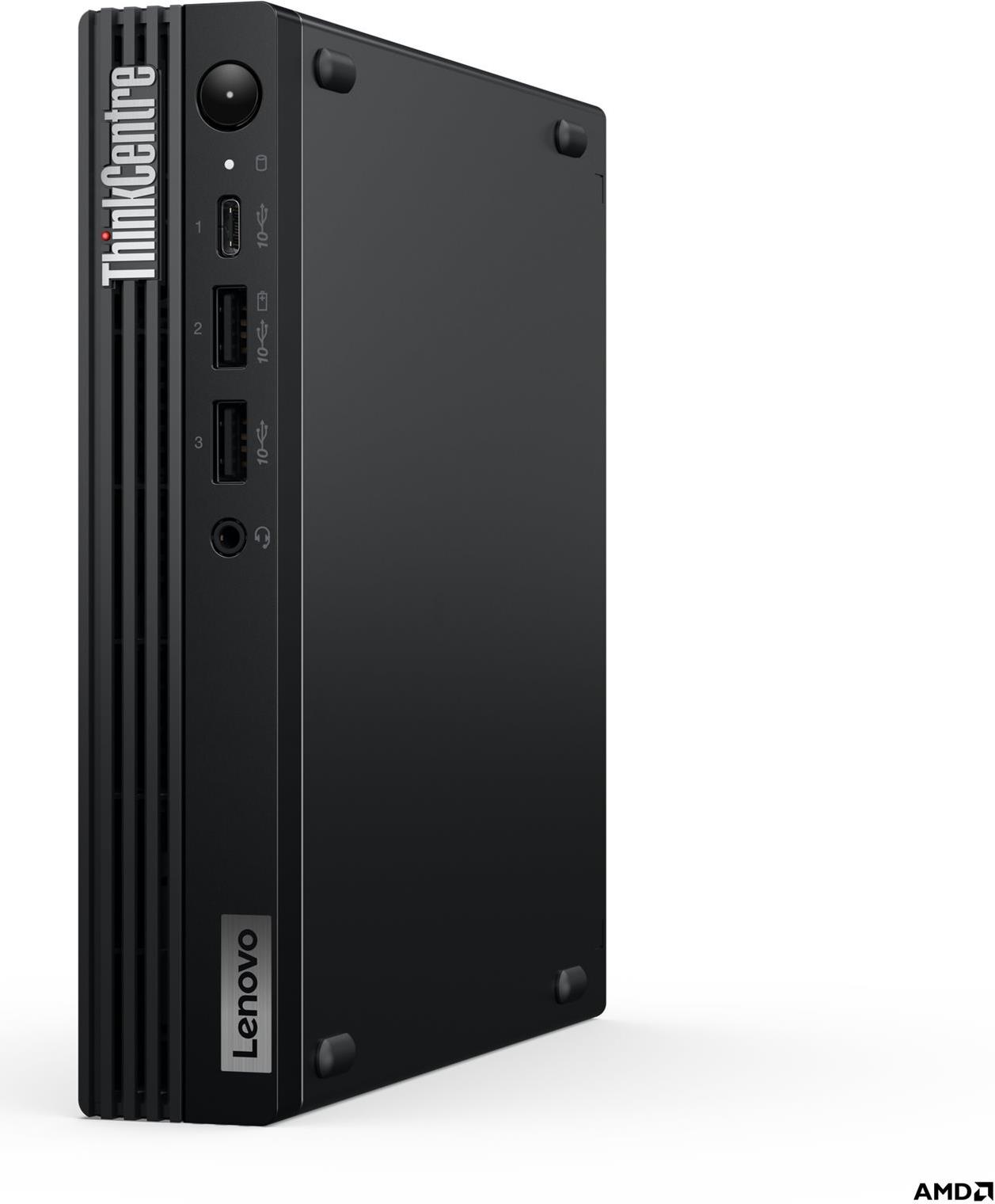 Lenovo ThinkCentre M75q Gen 5 12RQ - Mini - Ryzen 5 Pro 8500GE / 3,4 GHz - RAM 16GB - SSD 512GB - TCG Opal Encryption 2, NVMe - Radeon 740M - 1GbE, Wi-Fi 6E, Bluetooth 5,3 - WLAN: 802,11a/b/g/n/ac/ax (Wi-Fi 6E), Bluetooth 5,3 - Win 11 Pro - Monitor: keine