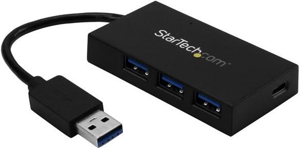 StarTech.com 4-Port USB 3.0 Hub - USB-A to 3x USB-A and 1x USB C - USB Hub - Hub - 4 x SuperSpeed USB 3.0 - Desktop