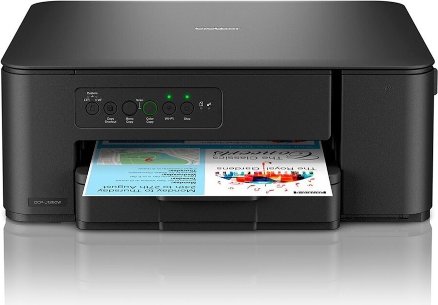 Brother DCP-J1260W - Multifunktionsdrucker - Farbe - Tintenstrahl - A4/Legal (Medien) - 150 Blatt - USB 2.0, Wi-Fi(n) (DCPJ1260WRE1)