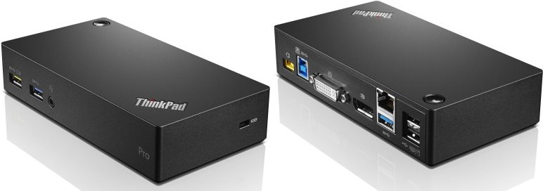 Lenovo ThinkPad USB 3.0 Pro Dock - Docking Station - USB - GigE - 45 Watt - Italienisch - für Miix 520-12, ThinkPad E480, E580, L380, L380 Yoga, L480, P52, T480, T580, X280, X380 Yoga