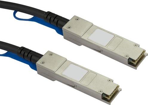 StarTech.com 0,5m QSFP+ Direktverbindungskabel - MSA konform - 40G QSFP+ Kabel - Passives Twinax Kabel - QSFP Kabel - 40GBase Direktanschlusskabel - QSFP+ eingerastet bis QSFP+ eingerastet - 50 cm - twinaxial - SFF-8436 - passiv - Schwarz