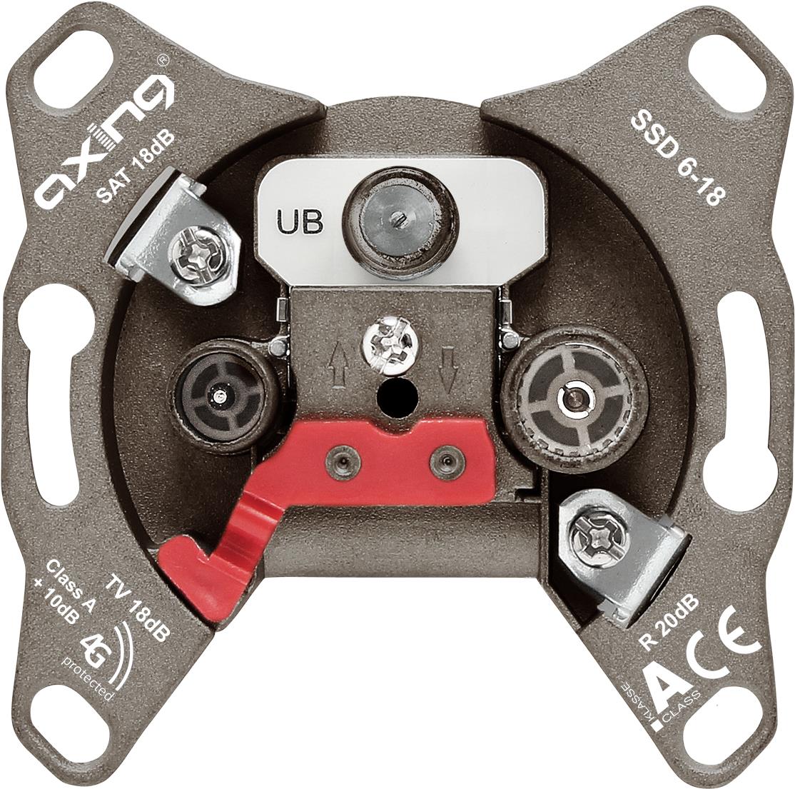 Axing SSD 6-18 SatCR-Durchgangsdose 18 dB (SSD 6-18)