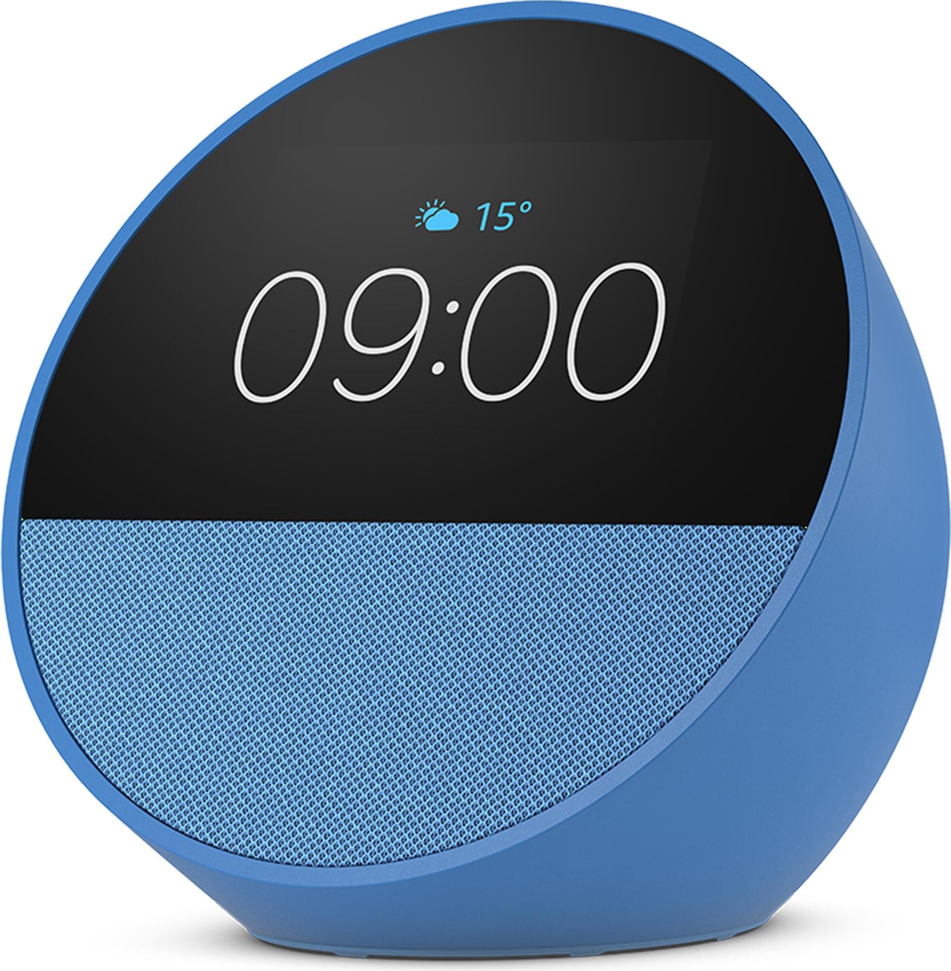 Amazon.com Amazon Echo Spot - Smart-Display - LCD 2,8 - kabellos - Bluetooth, Wi-Fi - App-gesteuert - Blau (B0C2RSJHS6)