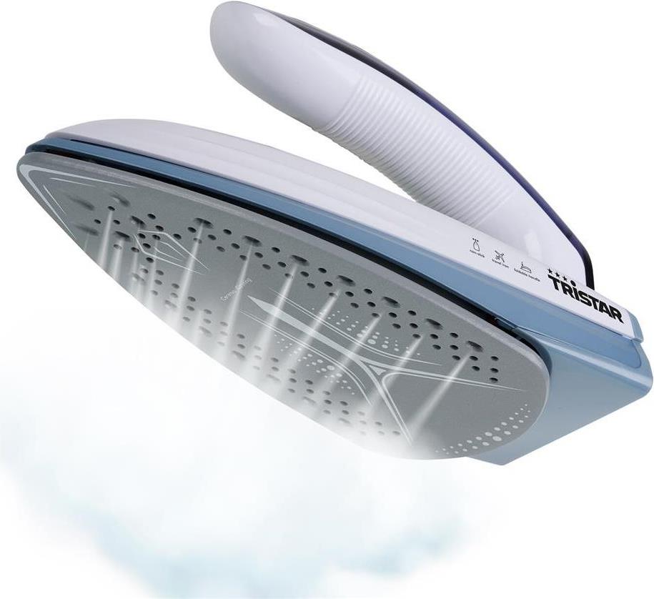 Tristar ST-8152 Reise-Dampfbügeleisen - Dampfbügeleisen - Keramik-Bügelsohle - 1,9 m - 15 g/min - Blau - 0,06 l (ST-8152)