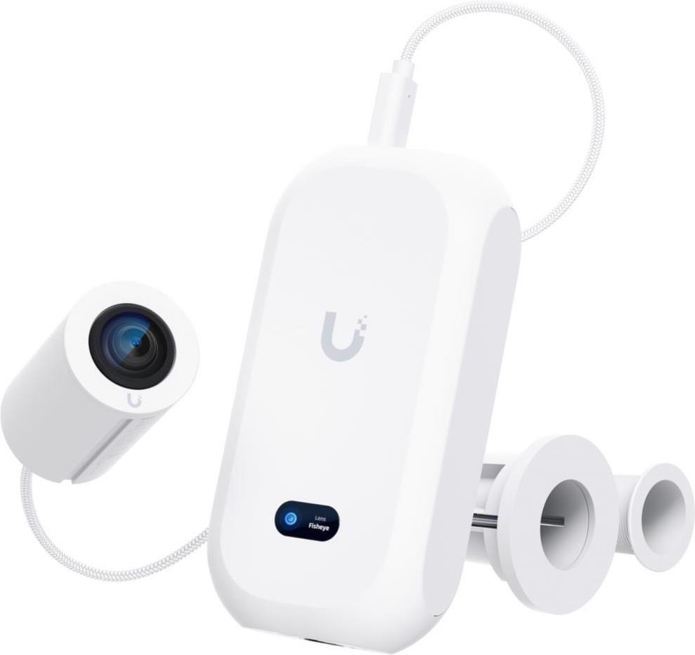 Ubiquiti UniFi AI Theta Pro - Kit - Netzwerk-Überwachungskamera - Innenbereich - Farbe (Tag&Nacht) - 8 MP - 2160 x 2160 - feste Brennweite - Audio - GbE - H.264 - PoE - mit AI Theta Hub (UVC-AI-THETA-PRO)