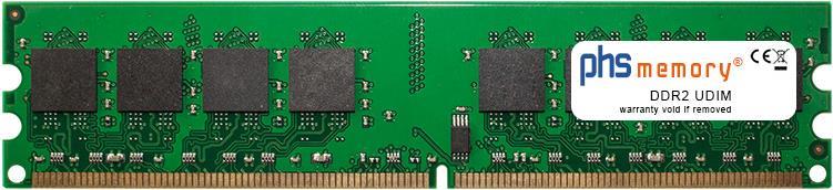PHS-memory 2GB RAM Speicher für Acer Acer Aspire M5100 DDR2 UDIMM 800MHz PC2-6400U (SP366284)