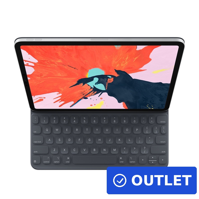 Apple Smart - Tastatur und Foliohülle - Apple Smart connector - Englisch - US - für 27,90cm (11) iPad Pro (MU8G2LB/A) (B-Ware)