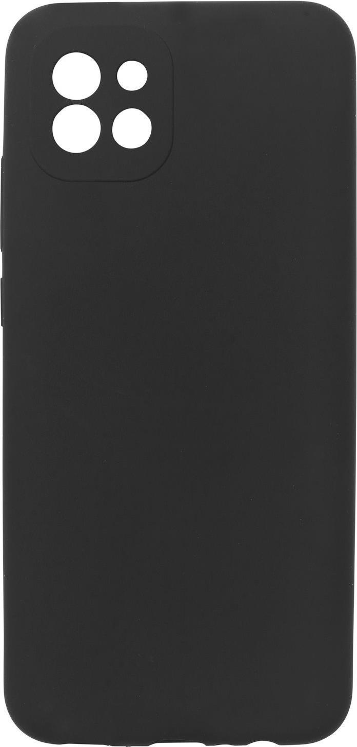eSTUFF - Hintere Abdeckung für Mobiltelefon - Silikon - Schwarz - für Samsung Galaxy A03 (ES673191-BULK)