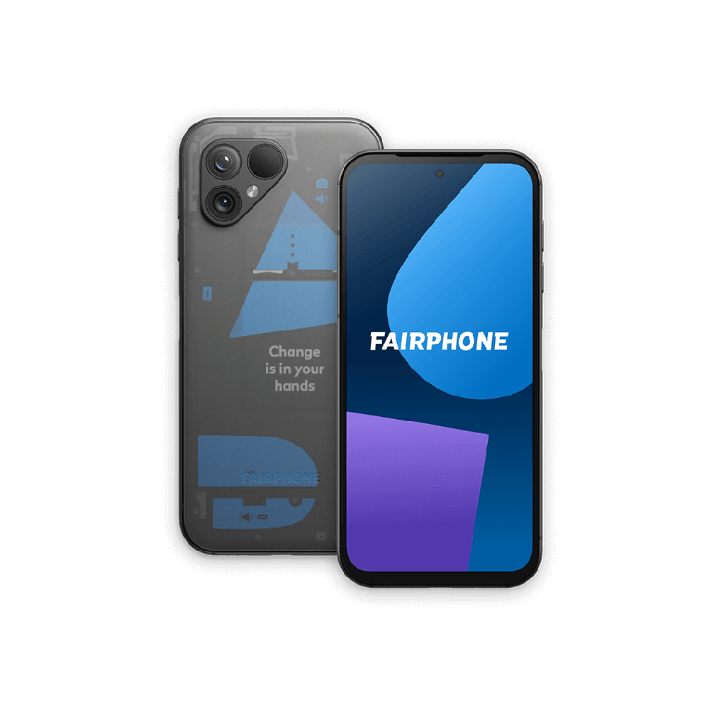 Fairphone 5 - 5G Smartphone - Dual-SIM - RAM 8GB / Interner Speicher 256GB - microSD slot - OLED-Display - 6,46 - 2700 x 1224 Pixel (90 Hz) - 2 x Rückkamera 50 MP, 50 MP - front camera 50 MP - durchsichtig (F5FPHN-2TL-EU1)