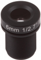 AXIS - CCTV-Objektiv - M12-Anschluss - 6 mm - f/1.9 (Packung mit 10) - für AXIS P3925-LRE, P3925-LRE M12, P3925-R, P3935-LR