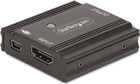 StarTech.com 33ft (10m) 8K 60Hz HDMI Signal Booster, Active HDMI 2,1 Inline Repeater and Video Signal Amplifier up to 8K 60Hz/4K 144Hz, Compact HDMI Cable Extender - HDMI Signal Extension (33FT-8K-HDMI-BOOSTER) - Erweiterung für Video/Audio - Sender - HDM
