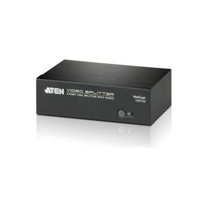 ATEN VanCryst VS0102 - Video-/Audio-Splitter - 2 x VGA + 2 x Audio - Desktop (VS0102)
