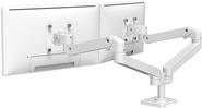Ergotron LX Pro - Befestigungskit (Doppelarm) - für 2 LCD-Displays - side-by-side - Aluminium - weiß - Bildschirmgröße: bis zu 68,6 cm (bis zu 27 Zoll) (45-686-290)
