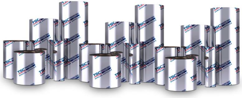 Thermotransferbänder, TSC, 8770-PRE, Harz, 83mm, 300m, Außen, Schwarz Thermotransferband, TSC, 8770-PRE, Harz, Rollenbreite: 83mm, Kernbreite: 83mm, Kern: 25,4mm, Länge: 300m, Farbseite: Außen, Druckkopf: Flat-Head, Farbe: Schwarz - 12 Stück (P159042-001)